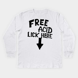 FREE ACID Kids Long Sleeve T-Shirt